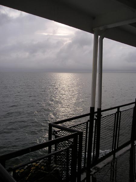 gray deck and more rain to come